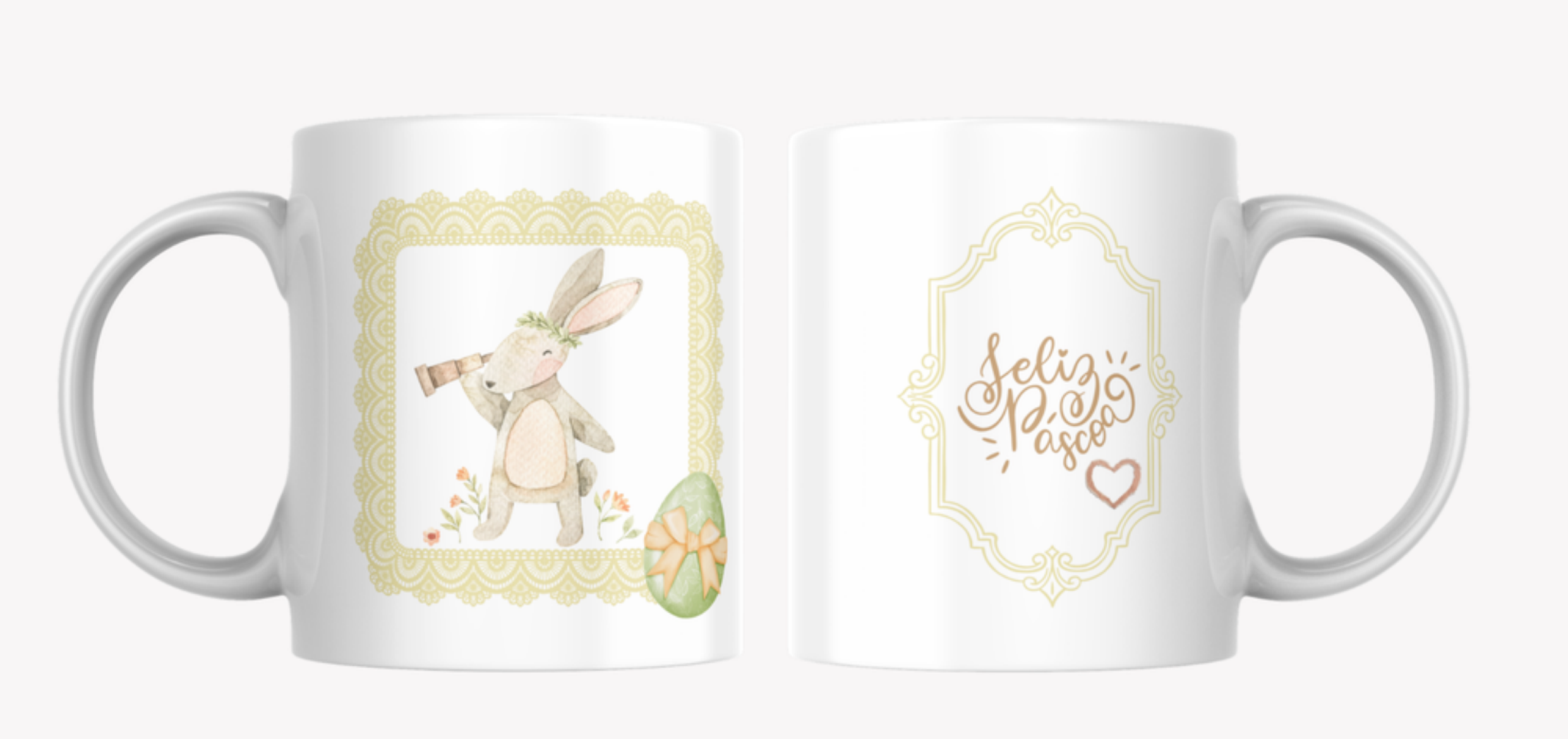 Caneca Coelhinho Vintage